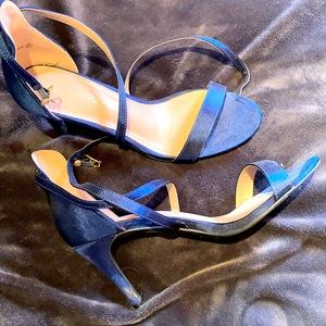 Royal blue high heels